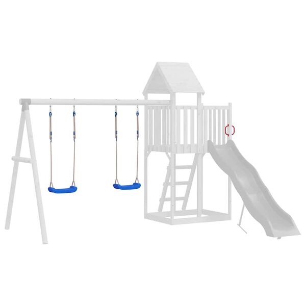 vidaXL Swing Seats with Ropes 2 pcs Blue 37x15 cm Polyethene