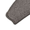 vidaXL Stair Mats 15 pcs 65x21x4 cm Grey Half Round Large