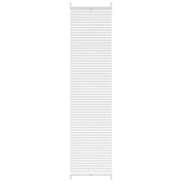 Plisse Blind 40x200cm White Pleated Blind