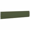 vidaXL Lawn Edgings 30 pcs Olive Green 20x103 cm Cold-rolled Steel