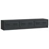vidaXL TV Cabinet 147 x 34.5 x 27 cm Black Engineered Wood