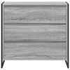 vidaXL Sideboard Grey Sonoma 79 x 36 x 75.5 cm Engineered Wood