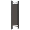 vidaXL 4-Panel Room Divider Anthracite 160x180 cm