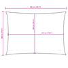 vidaXL Sunshade Sail Oxford Fabric Rectangular 3x5 m Red