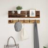 vidaXL Wall-Mounted Coat Rack Old Wood 90 x 15 x 36 cm Engineered wood