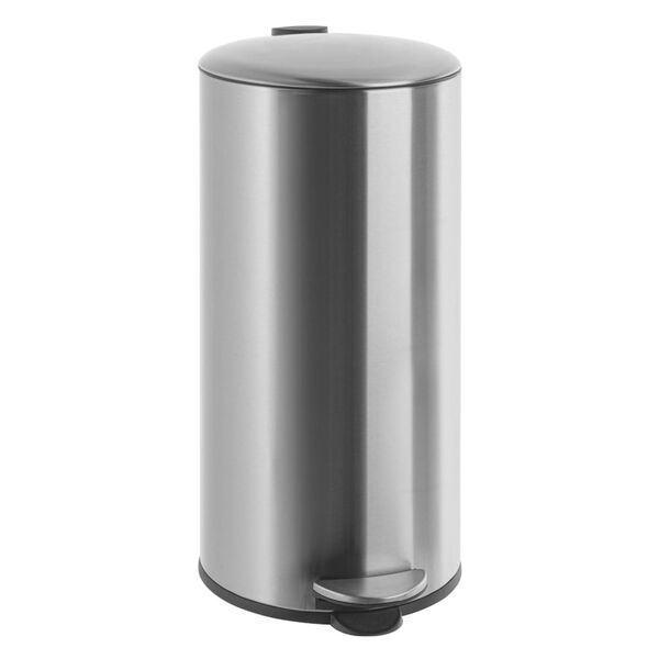 Practo Home Pedal Bin 30 L Matt Stainless Steel
