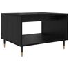 vidaXL Coffee Table Black oak 60 x 50 x 40 cm Engineered wood
