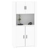 vidaXL Highboard White Engineered Wood