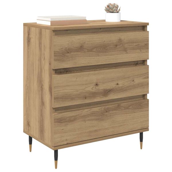vidaXL Sideboard Artisan Oak 60 x 35 x 70 cm Engineered Wood