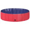 vidaXL Children Swimming Pool Folding Red and Blue &Oslash; 120 x 30 cm
