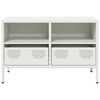 vidaXL TV Cabinet White 68x39x43.5 cm Cold-rolled Steel