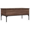 vidaXL Coffee Table Brown Oak 100x50x45 cm Engineered Wood and Metal