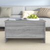 vidaXL Coffee Table Grey Sonoma 80x55.5x41.5 cm Engineered Wood