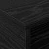 vidaXL Bedside Table Black Oak 40 x 31 x 15 cm Engineered Wood