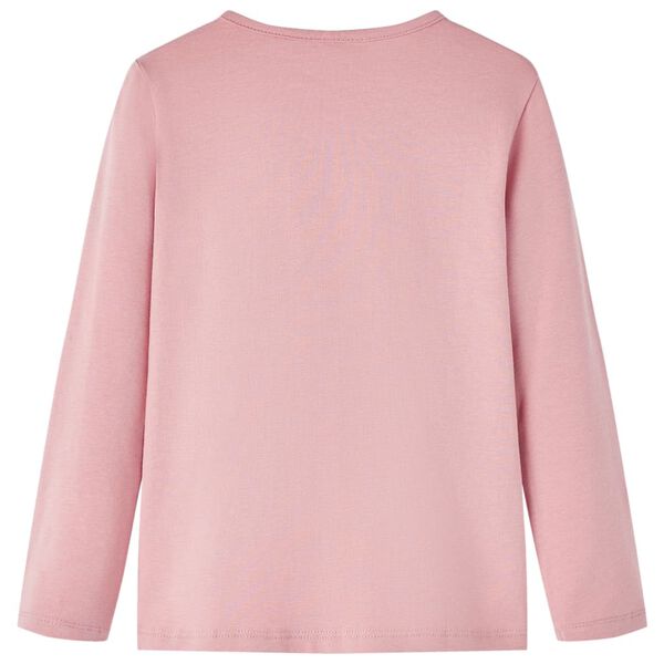 Kids' T-shirt with Long Sleeves Light Pink 140