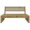 vidaXL Garden Middle Sofa 120x80 cm Impregnated Wood Pine