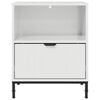 vidaXL Bedside Cabinet 2 pcs High gloss white 49 x 36 x 61 cm