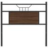vidaXL Headboard Brown Oak 90 cm Engineered Wood and Steel
