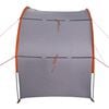 vidaXL Storage Tent Grey and Orange Waterproof