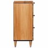vidaXL Sideboard Natural 40 x 33.5 x 75 cm Solid Mango Wood