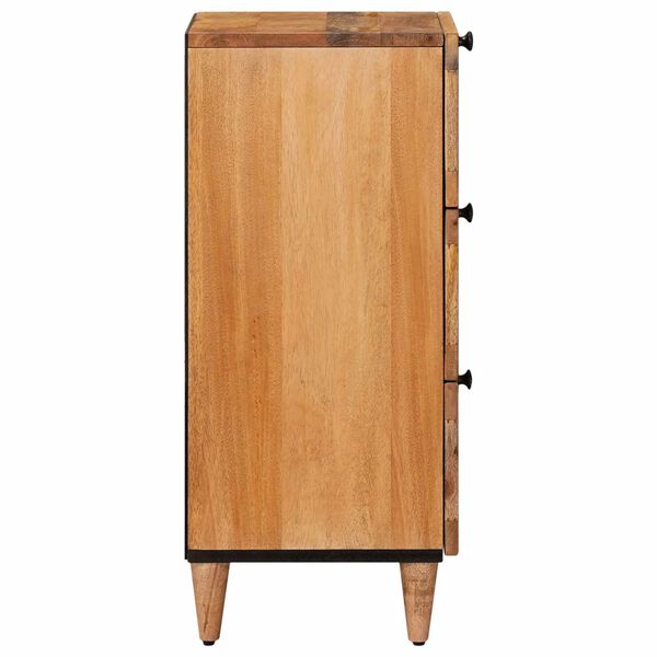 vidaXL Sideboard Natural 40 x 33.5 x 75 cm Solid Mango Wood