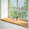 vidaXL Window Sills 2 pcs Light Brown 100x40x2 cm Solid Wood Oak