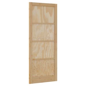vidaXL Interior Door Natural 83 x 232 cm Plywood