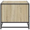 vidaXL Coffee Table Sonoma Oak 100x50x45 cm Engineered Wood and Metal