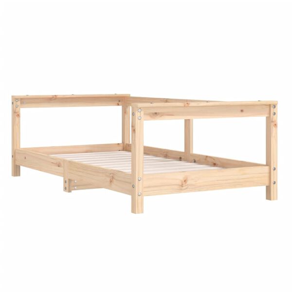 vidaXL Kids Bed Frame 70x140 cm Solid Wood Pine