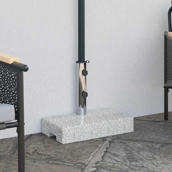 vidaXL Parasol Base Granite Rectangular 25 kg