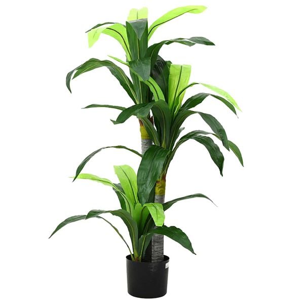 vidaXL Artificial Dracaena Tree 36 Leaves 120 cm Green