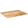 vidaXL Table Top 90x60x2.5 cm Rectangular Solid Wood Mango