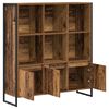 vidaXL Book Cabinet 2 pcs Old Wood 99.5 x 30 x 108 cm Engineered Wood