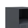 vidaXL Bedside Cabinet Anthracite 34.5x39x44 cm Steel