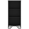 vidaXL Bookcase Black 50x31x106 cm Engineered Wood