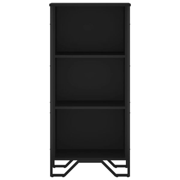 vidaXL Bookcase Black 50x31x106 cm Engineered Wood
