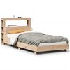 vidaXL Bed Frame without Mattress 100x200 cm Solid Wood Pine