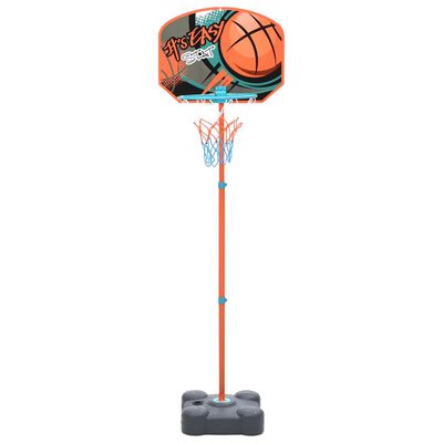 vidaXL Portable Basketball Play Set Adjustable 109-141 cm
