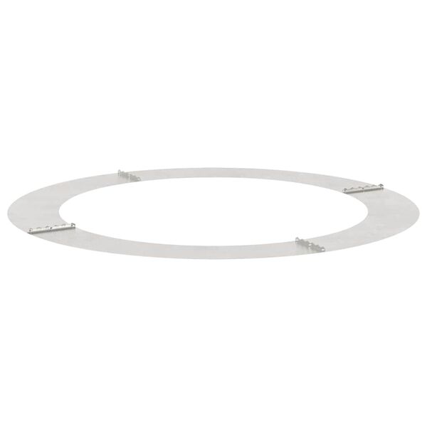 vidaXL suitable for Flat Tree Ring Silver &Oslash;90 / 120 cm Stainless steel