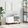 vidaXL Record Cabinet White 85x38x48 cm Engineered Wood