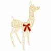vidaXL 3D Christmas Reindeer LOVIISA 110 LEDs Warm White
