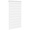 vidaXL Zebra Blind White 75x150 cm Fabric Width 70.9 cm Polyester