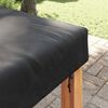 vidaXL Table Cover Plain Black 142 x 142 x 15 cm Fabric
