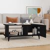 vidaXL Coffee Table Black 90x50x40 cm Engineered Wood