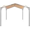 vidaXL Gazebo Pavilion Tent Canopy 4x4 m Steel Beige