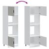 vidaXL Oven Cabinets 2 pcs Porto Concrete Grey Engineered Wood