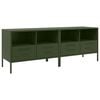 vidaXL TV Cabinets 2 pcs Olive Green 68x39x50.5 cm Steel