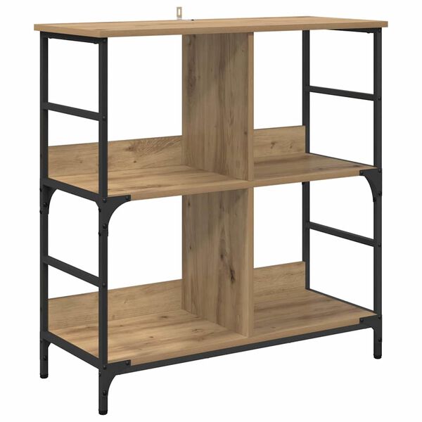 vidaXL Bookshelf Artisan oak Engineered wood