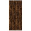 vidaXL Wardrobe Smoked Oak 80x50x180 cm Engineered Wood