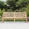 vidaXL Garden Bench 203.5x48x91.5 cm Solid Wood Pine